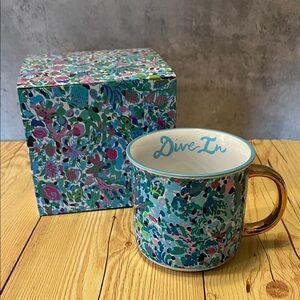 Lilly Pulitzer “Dive In” mug